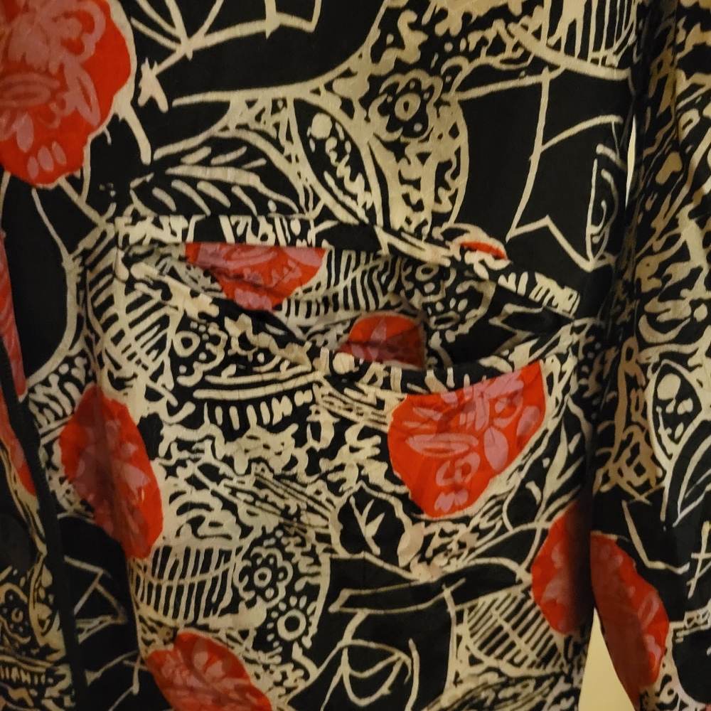 St. Gillian 100% Silk Jacket Vintage - Picture 10 of 10